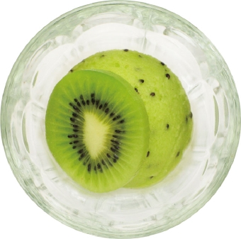 キウイフルーツのシャーベット